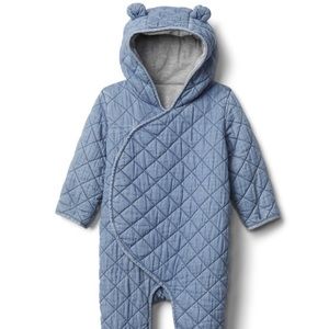 Bear Chambray Quilted One-Piece
